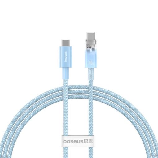BASEUS Kabel Typ C auf Typ C PD 6A 100W Explorer P10319703311-00 / CB000043 1 m blau