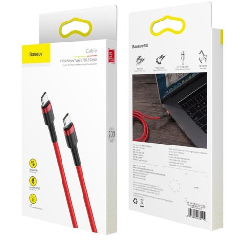 BASEUS cable Type C to Type C PD QC3.0 3A 66W CATKLF-H09 2 m red – Bild 9