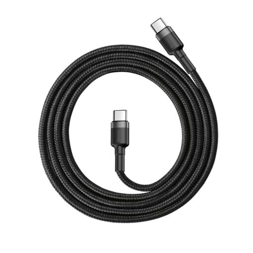 BASEUS cable Type C to Type C Cafule 3A 1M gray+black CATKLF-GG1 – Bild 3