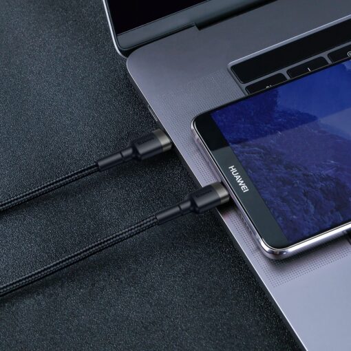 BASEUS cable Type C to Type C Cafule 3A 1M gray+black CATKLF-GG1 – Bild 16