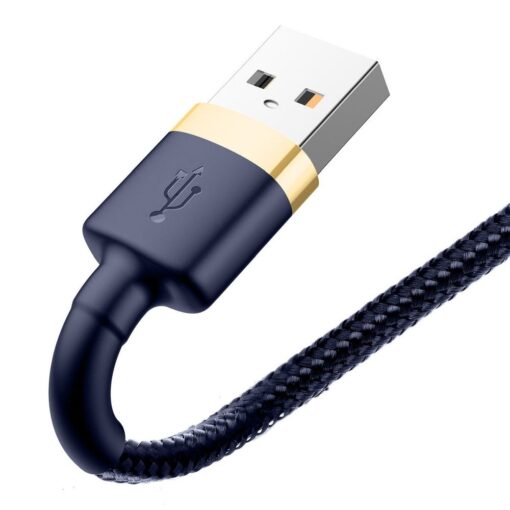 BASEUS kabel USB Cafule for iPhone 2,4A 1 metr gold-blau CALKLF-BV3 – Bild 5