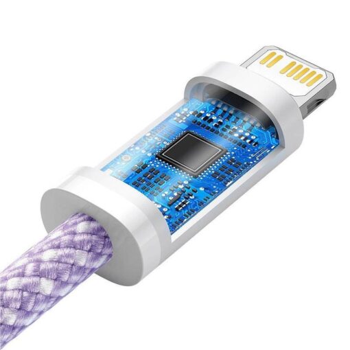 BASEUS Kabel Typ C zu Lightning PD 20W Dynamic CALD000105 2 m lila – Bild 5