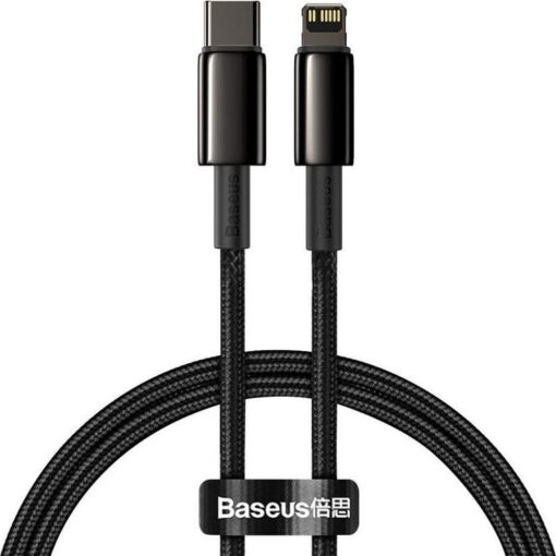 BASEUS Kabel Typ C zu Lightning PD 20W Tungsten Gold CATLWJ-01 2 m schwarz