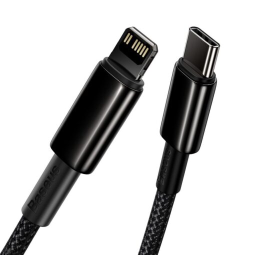 BASEUS Kabel Typ C zu Lightning PD 20W Tungsten Gold CATLWJ-01 1 m schwarz – Bild 5