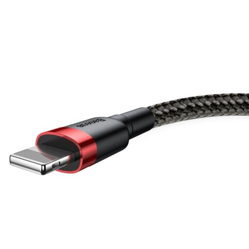 BASEUS cable USB A to Lightning 2,4A Cafule CALKLF-B19 1 m black red – Bild 6