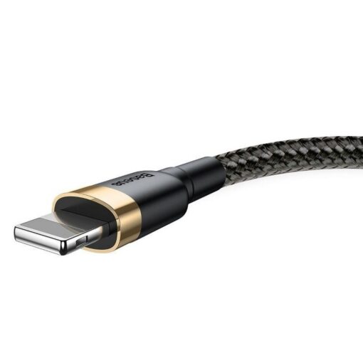 BASEUS cable USB A to Lightning 2,4A Cafule CALKLF-BV1 1 m black gold – Bild 5