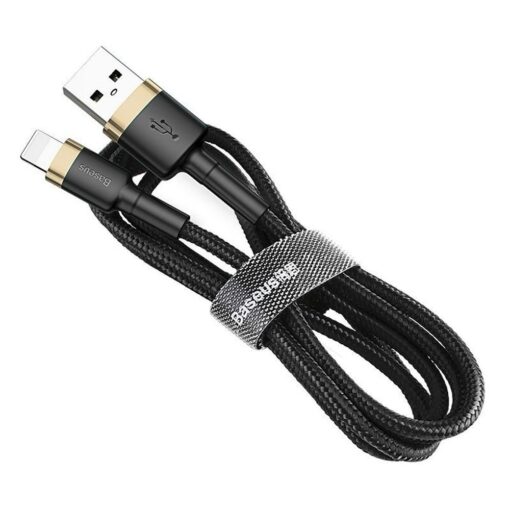 BASEUS cable USB A to Lightning 2,4A Cafule CALKLF-BV1 1 m black gold – Bild 6