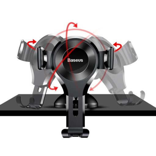 BASEUS KFZ Halterung Osculum Type Gravity schwarz – Bild 4