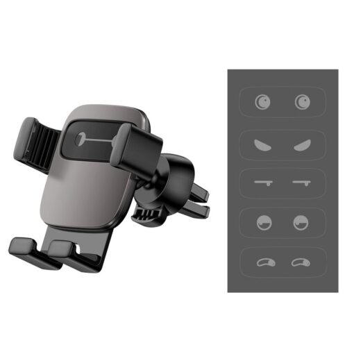 BASEUS Schwerkraft Autohalter für Kühlergrill SUYL-FK01 schwarz – Bild 7