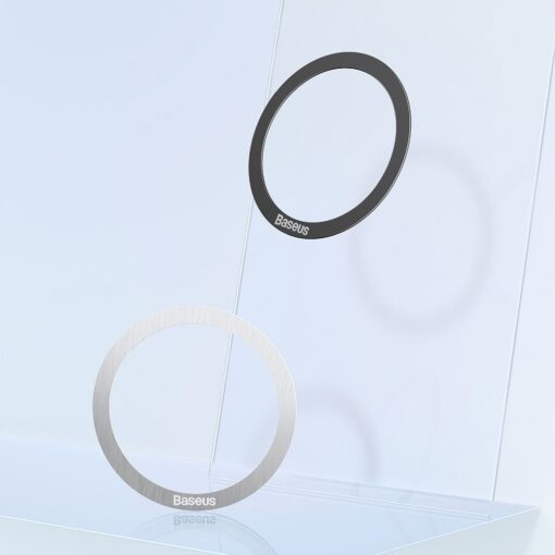 BASEUS Universalplatten kompatibel mit MagSafe PCCH000012 2 Stück silber – Bild 15