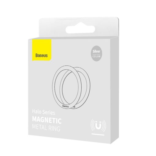 BASEUS Universalplatten kompatibel mit MagSafe PCCH000012 2 Stück silber – Bild 16