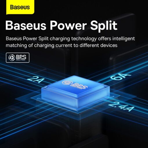 BASEUS 3in1 Flash Serie USB-C micro USB Lightning Kabel 100W CASS030001 1.2m schwarz – Bild 13