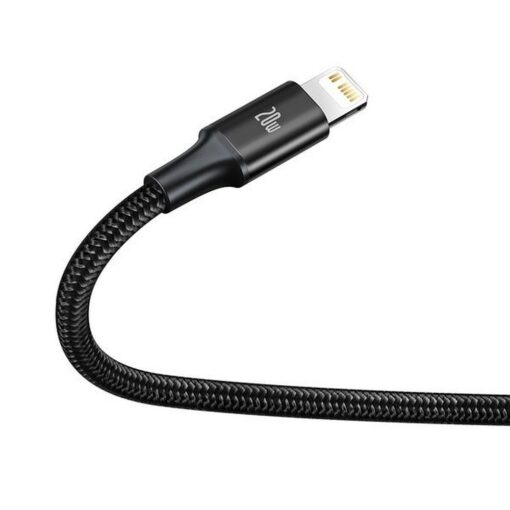 BASEUS 3-in-1 Kabel Typ C zu Micro USB / Lightning / Typ C 20W CAMLT-SC01 1,5 m schwarz – Bild 5