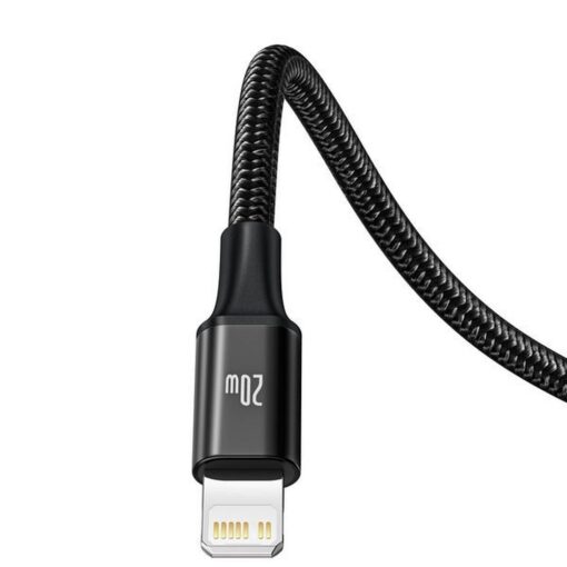 BASEUS 3-in-1 Kabel Typ C zu Micro USB / Lightning / Typ C 20W CAMLT-SC01 1,5 m schwarz – Bild 6