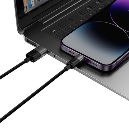 BASEUS cable 3in1 USB A to Micro USB / Lightning / Type C 3,5A 6CAXS000001 1,2 m black – Bild 6