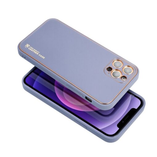 Forcell LEDER Case für IPHONE 12 PRO MAX blau – Bild 3