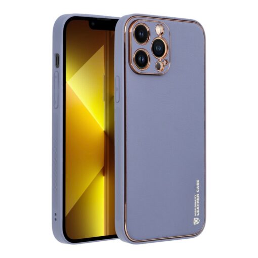 Forcell LEDER Case für IPHONE 12 PRO MAX blau – Bild 5