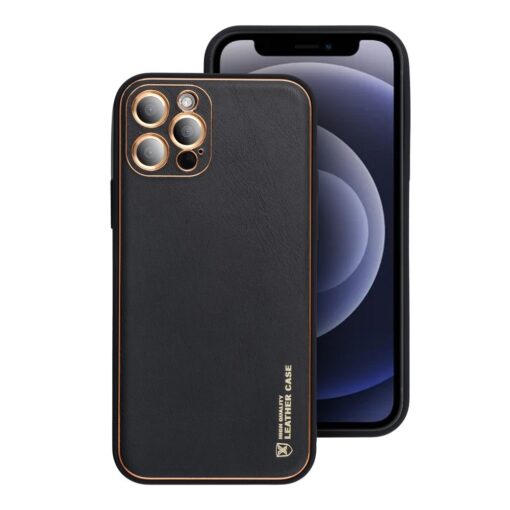 Forcell LEDER Case für IPHONE 15 PLUS schwarz – Bild 3