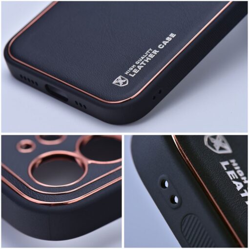 Forcell LEDER Case für IPHONE 15 PLUS schwarz – Bild 5