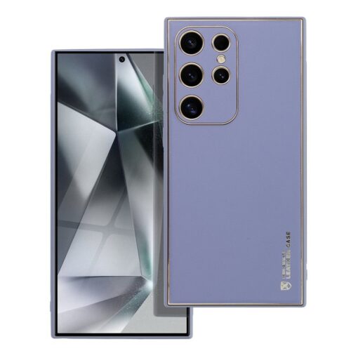 Forcell LEDER Case für SAMSUNG Galaxy S24 ULTRA blau