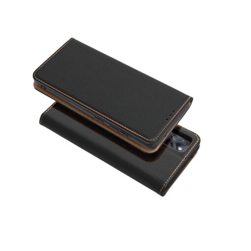SMART PRO leder book für IPHONE 15 Pro schwarz – Bild 4