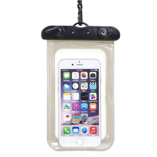 ETUI WASSERDICHT Universal mit Plastikverschluss - Schwarz