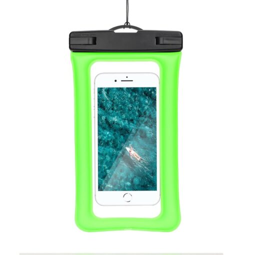 ETUI WASSERDICHT AIRBAG Universal mit Plastikverschluss - Grün