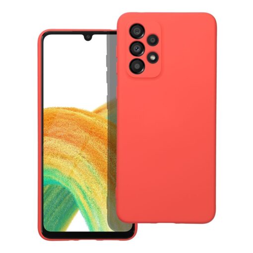 SILICONE für SAMSUNG A33 5G apricot