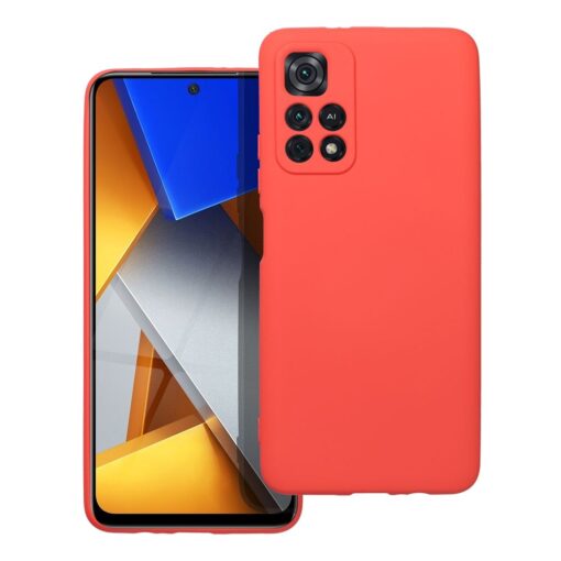 SILICONE für XIAOMI POCO M4 PRO 5G / Redmi Note 11T 5G / Redmi Note 11S 5G apricot