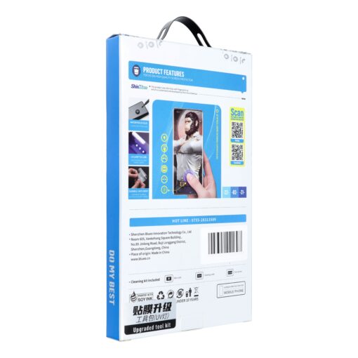 Mr. Monkey Gehärtetes Glas 5D - Samsung Galaxy S24 Ultra transparent (UV Glas) – Bild 4