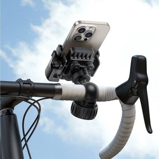 BASEUS bicycle / scooter holder for handlebar GoTrip black – Bild 4