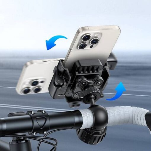BASEUS bicycle / scooter holder for handlebar GoTrip black – Bild 5