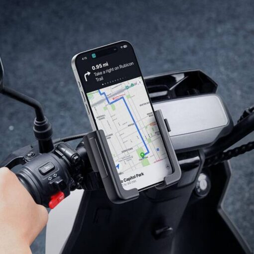 BASEUS bicycle / scooter holder for handlebar GoTrip black – Bild 7