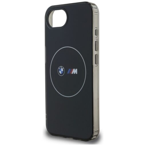 BMW case for IPHONE 16e (SE 4 2025) compatible with MagSafe BMHMPSE424HBMKH (IML Metal White Circle) black – Bild 7
