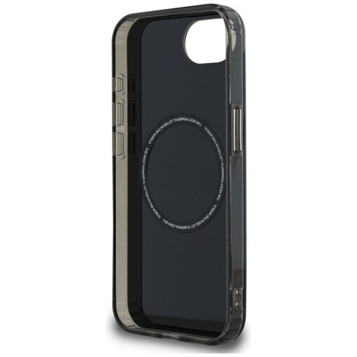 BMW case for IPHONE 16e (SE 4 2025) compatible with MagSafe BMHMPSE424HBMKH (IML Metal White Circle) black – Bild 8