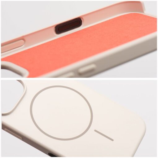 Glossy Mag Cover compatible with MagSafe for IPHONE 13 / 14 white – Bild 7