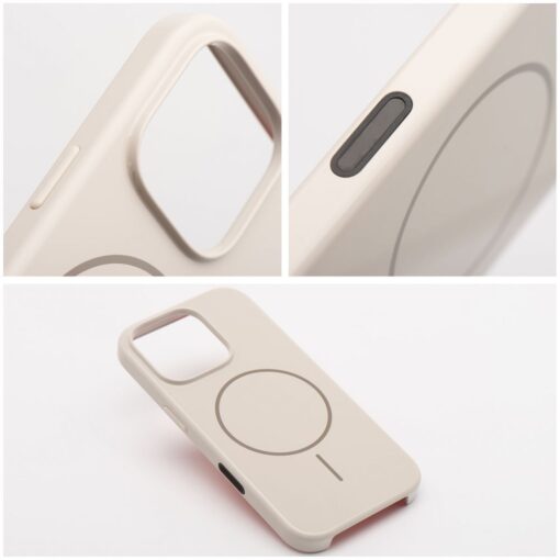 Glossy Mag Cover compatible with MagSafe for IPHONE 13 / 14 white – Bild 8