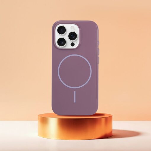Glossy Mag Cover compatible with MagSafe for IPHONE 14 PLUS purple – Bild 5