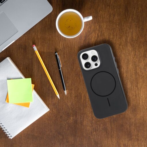 Glossy Mag Cover compatible with MagSafe for IPHONE 13 PRO black – Bild 5