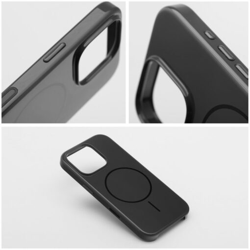 Glossy Mag Cover compatible with MagSafe for IPHONE 13 PRO black – Bild 6