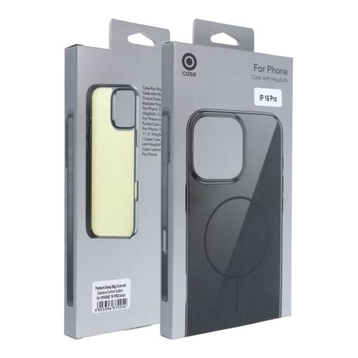 Glossy Mag Cover compatible with MagSafe for IPHONE 13 PRO black – Bild 8