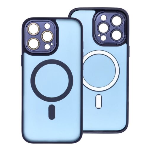 VARIETE MAG COVER Case compatible with MagSafe for IPHONE 12 navy blue – Bild 4