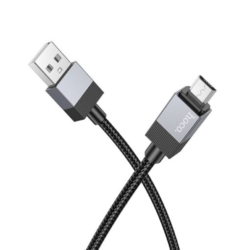 HOCO cable USB A to Micro USB 2,4A X110 1 m black – Bild 3