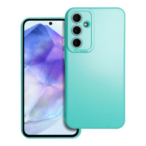 Case PASTEL SHINE for SAMSUNG A55 green