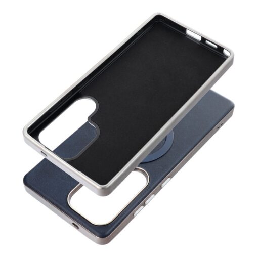 GENTLEMAN MAG COVER Case compatible with MagSafe for SAMSUNG S25 PLUS navy blue – Bild 3