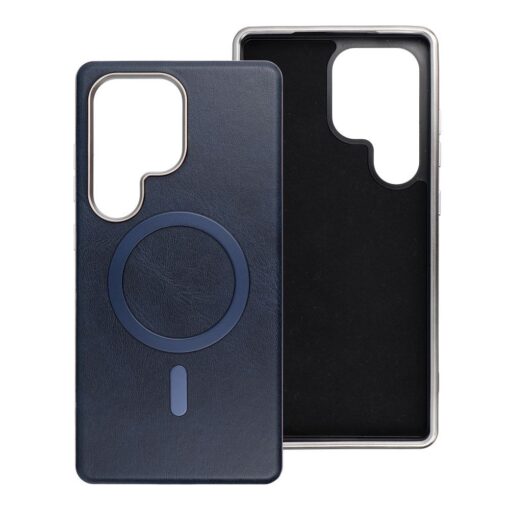 GENTLEMAN MAG COVER Case compatible with MagSafe for SAMSUNG S25 PLUS navy blue – Bild 4
