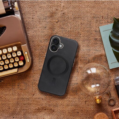 GENTLEMAN MAG COVER Case compatible with MagSafe for IPHONE 12 black – Bild 6