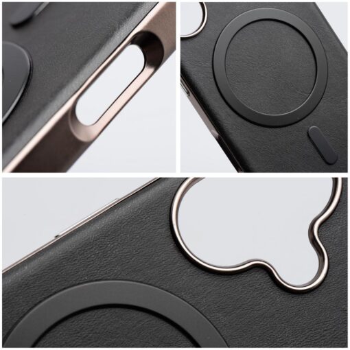 GENTLEMAN MAG COVER Case compatible with MagSafe for IPHONE 12 PRO black – Bild 8