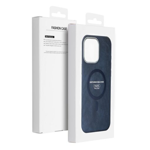 GENTLEMAN MAG COVER Case compatible with MagSafe for IPHONE 12 PRO navy blue – Bild 8