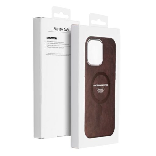 GENTLEMAN MAG COVER Case compatible with MagSafe for IPHONE 14 PRO brown – Bild 10
